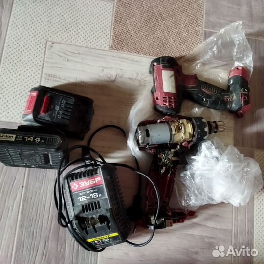 Продам шуруповерт на запчасти