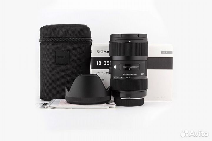 Sigma 18-35 мм F1.8 DC HSM для Canon EF-S (новый)