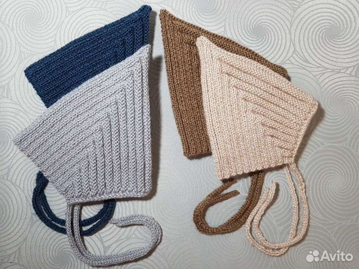 Шапка Эльф (подарок шарф) вязаная новая