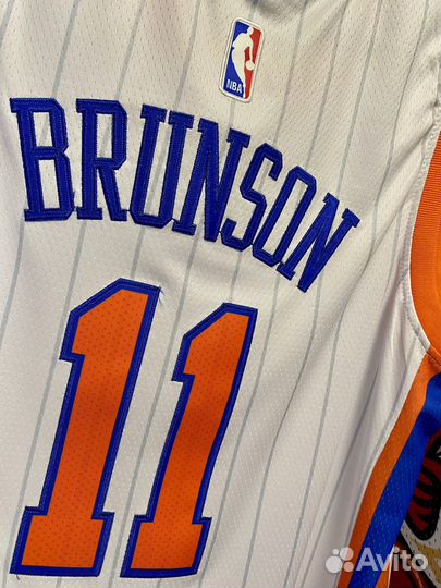 Баскетбольная майка jersey New York Brunson