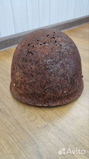 Каска Финская Стальной шлем М-40 Вяртсиля