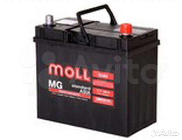 Аккумулятор moll 70B24L Азия (55 Ач) бу