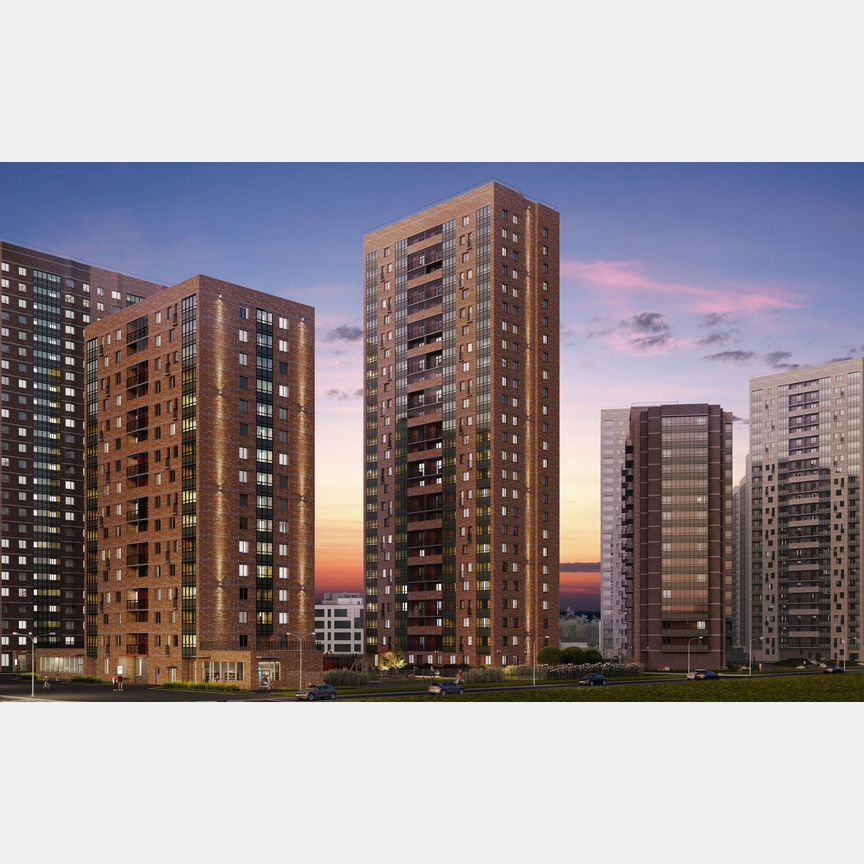 1-к. квартира, 40,9 м², 1/27 эт.