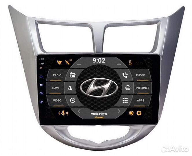 Магнитола Hyundai Salaris Android/ud1608