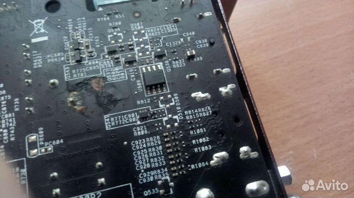 Видеокарта Asus GTX 660 на запчасти