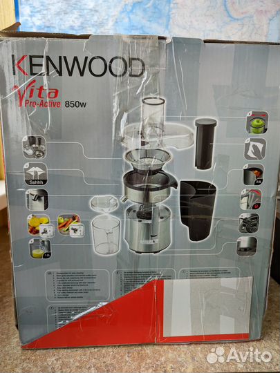 Соковыжималка kenwood vita pro-active 850W