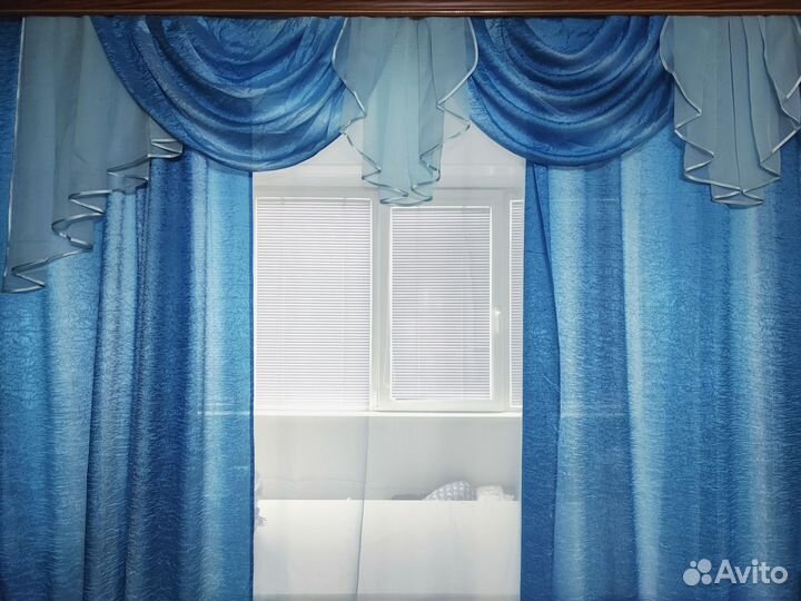 Шторы и тюль с ламбрекеном