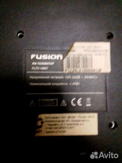 Телевизор fusion fltv-16W7 на запчасти