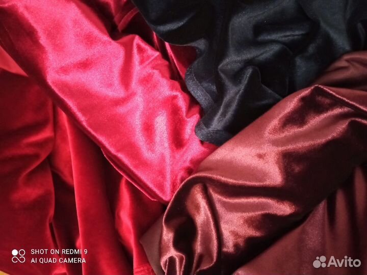 Ткань бархат, люрекс, пайетки и др