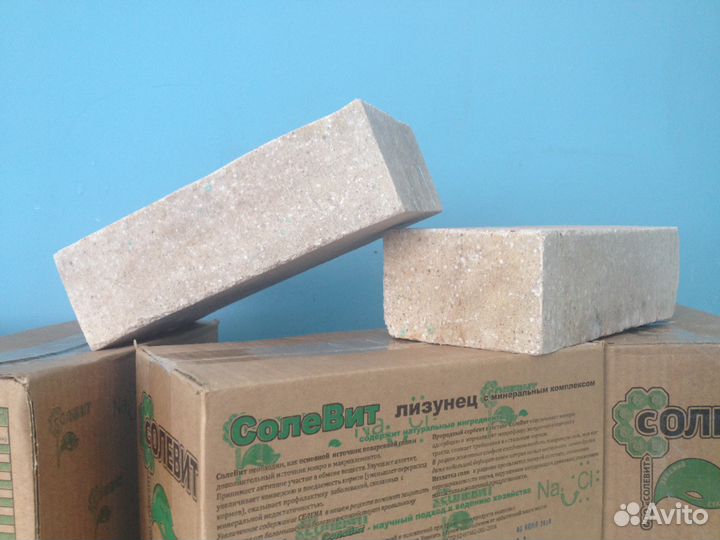 Соль лизунец, премикс брикетированный
