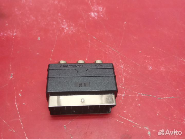 Переходник скарт-rca(тюльпан)