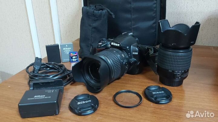 Зеркальный фотоаппарат nikon D3000