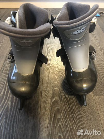 Детские коньки раздвижные ск Vision Boy