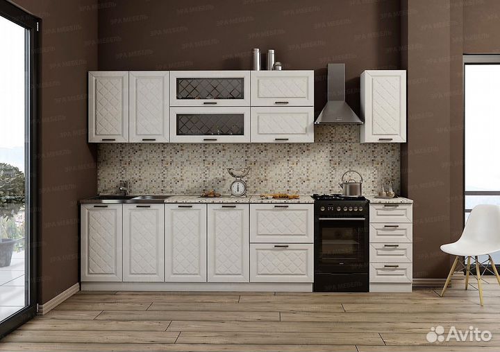 Модульная кухня мдф (комплект 2,6м)