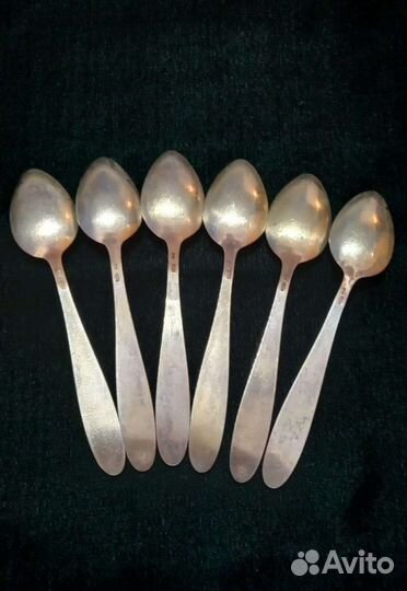Чайные ложечки, серебро