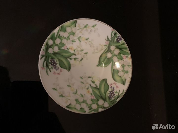 Фарфоровая кофейная пара