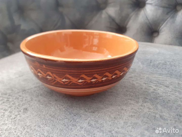 Тарелочки из глины времен СССР (2 штуки)