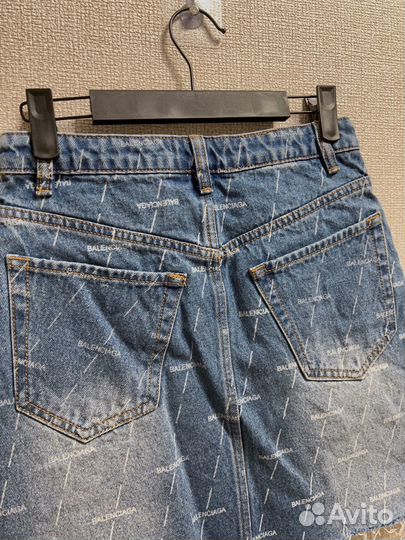 Джинсовая юбка balenciaga