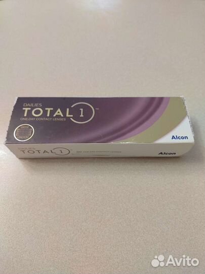 Линзы контактные dailies total -2 6шт