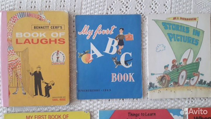 Картонные книжки-картинки на англ. языке СССР