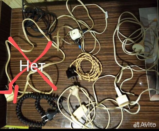 Разные шнуры для электроприборов