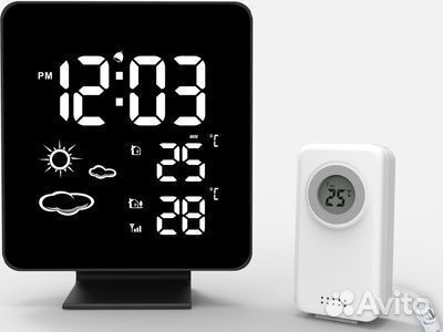 Цифровая домашняя метеостанция с беспроводным выно