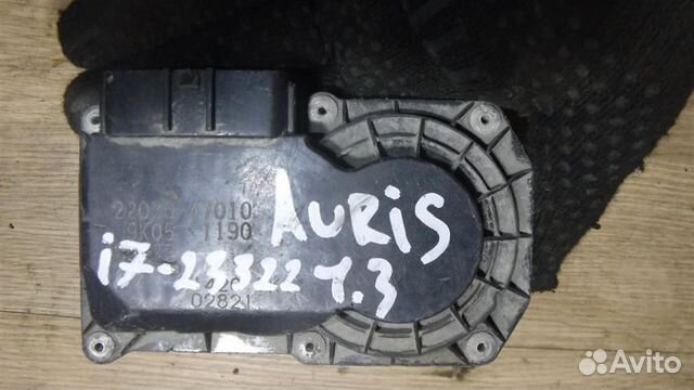 Заслонка дроссельная электрическая Toyota Auris
