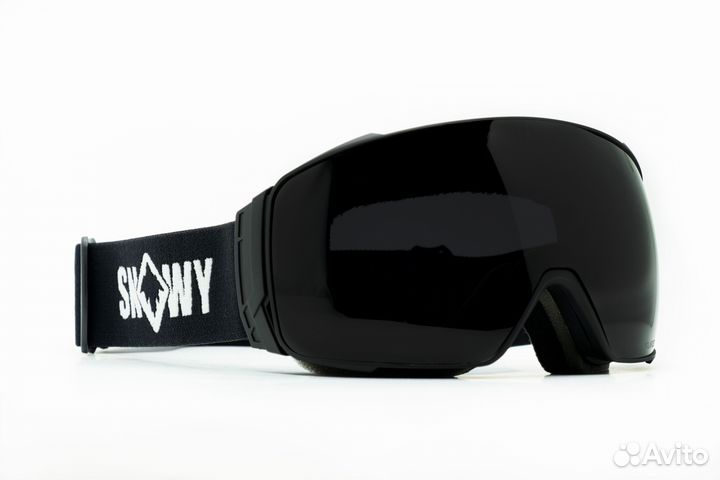 Маска snowy sonar polarized black polarized S4+S1
