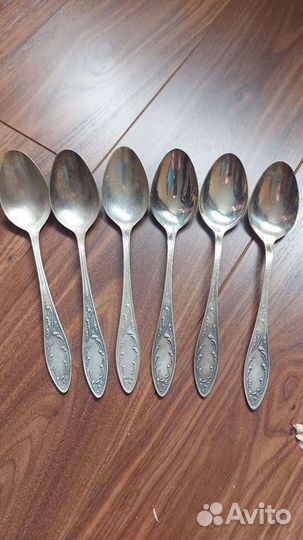 Ложки вилки мельхиор СССР