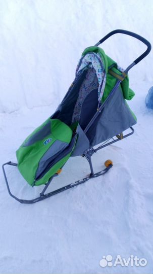 Детские санки коляска