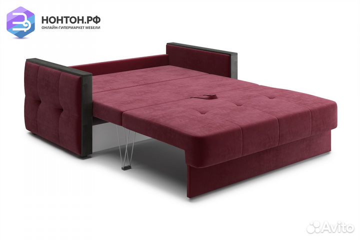 Диван еврокнижка Инсайд бордовый
