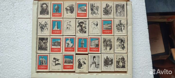 Сувенирный Набор спичек полный 150 лет Л.Н.Толстой