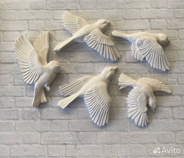 Декоративные птицы на стену. Панно