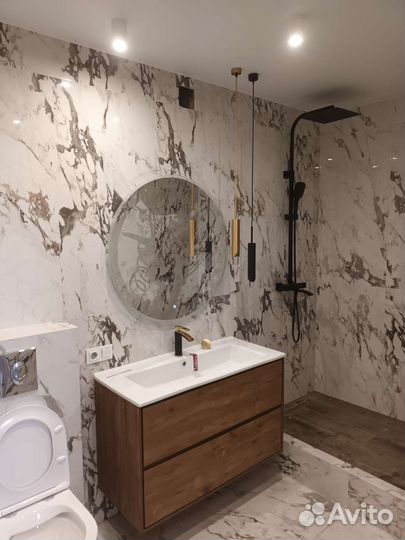 Санузел под ключ. Кафелеукладка