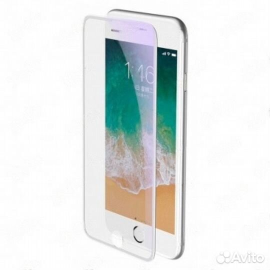Защитное стекло с силиконовым краем iPhone 6 Plus