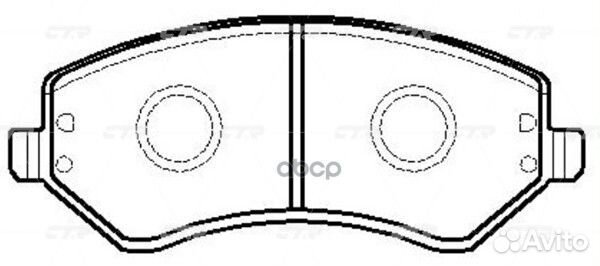 Ckcr-4 Колодки тормозные дисковые перед G