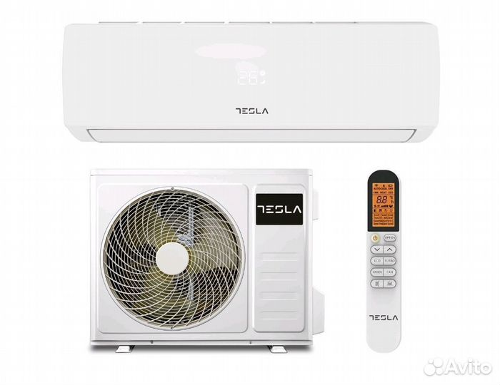 Инвертор Сплит-система Tesla 9BTU 27 кв.м