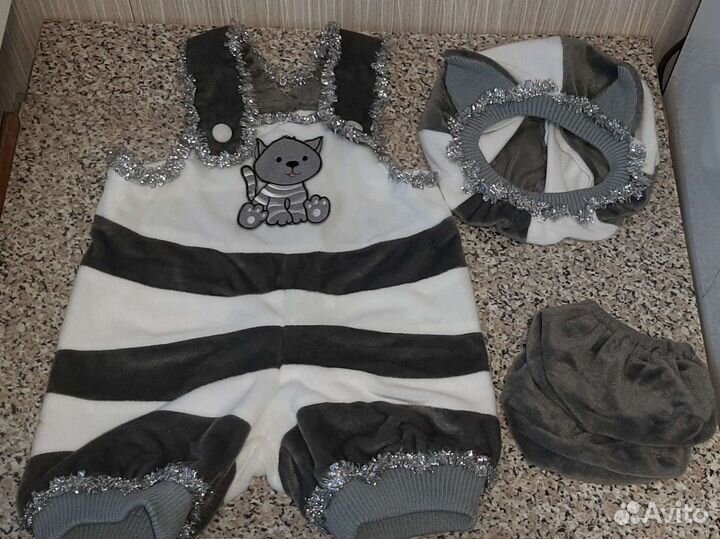 Костюм новогодний карнавальный Кот р.92