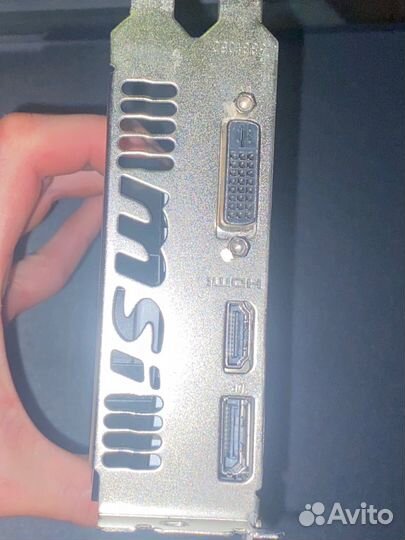 Видеокарта MSI gtx 1050
