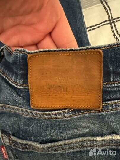 Джинсы мужские levis w30 L34 бу