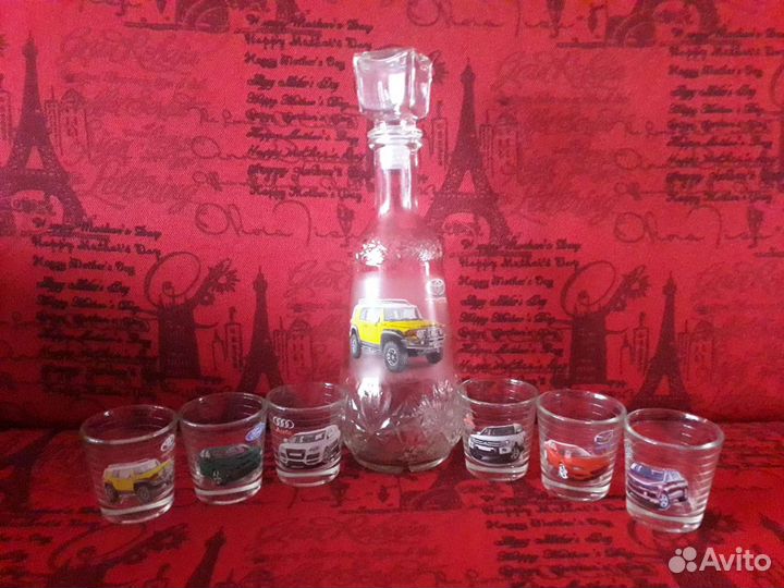 Графин с рюмками СССР