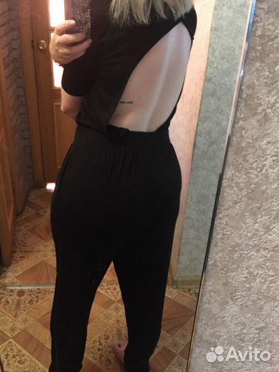 Комбинезон женский с открытой спиной