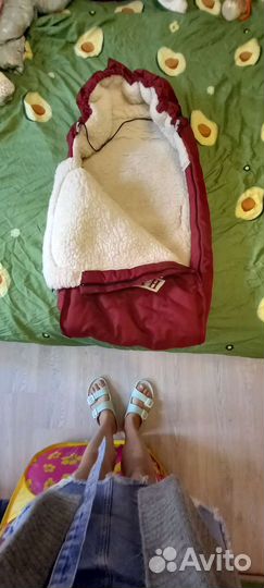 Зимний конверт в коляску