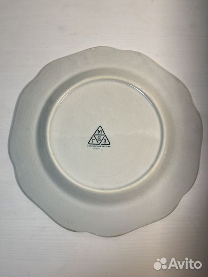 Тарелка Незабудки, Песоченская фабрика 1926 год