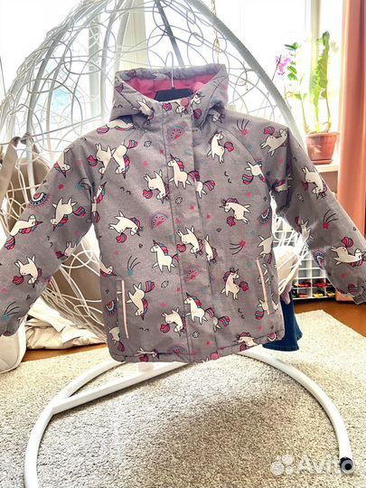 Куртка с единорогами 122