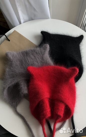 Чепчик из пуха норки