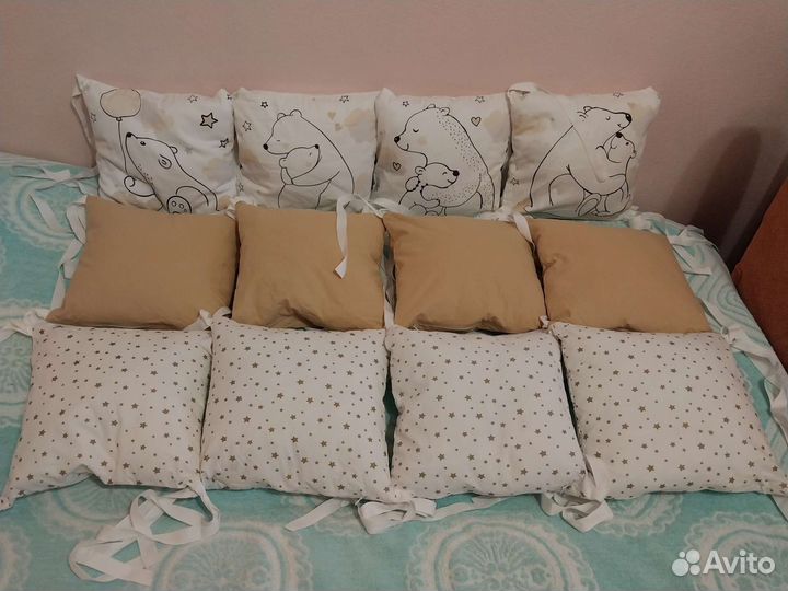 Бортики в детскую кроватку бу