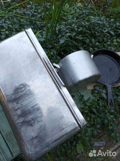 Кастрюля, бачок, противни из нержавейки СССР