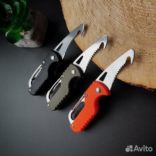 Аварийный брелок карабин стропорез