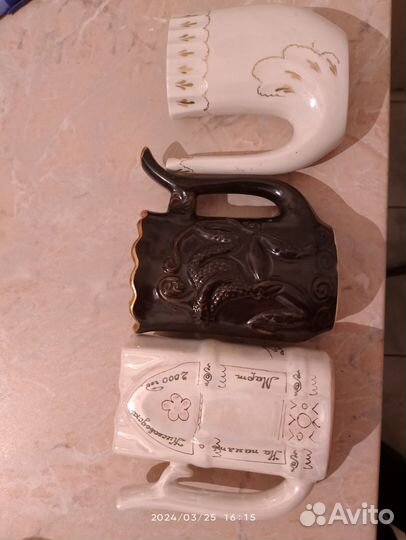 Кружка поильник для минеральной воды